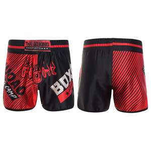 Pantalones Cortos de Entrenamiento de Muay Thai y Kickboxing 100% Poliéster, Ligeros, para Artes Marciales, Gimnasio y Deportes - Product Image 1