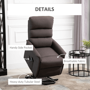 Poltrona Reclinabile Moderna con Struttura in Legno, Rivestimento in Tessuto, Porta USB e Design Regolabile per Soggiorno - Product Image 5