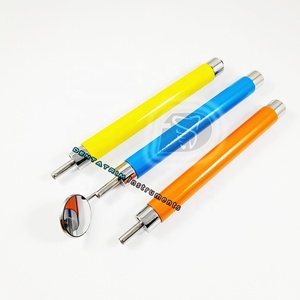 Mango de espejo Dental con logotipo personalizado, mango de espejo de Color con espejo CE PK, Instrumentos dentales de 3 años, venta al por mayor - Product Image 2
