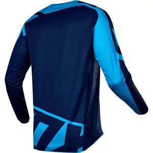 Jersey de Motocross de Alta Calidad, Personalizado, Liso, Teñido, Talla Grande, con Logotipo Frontal, Transpirable, para Hombre, Manga Larga - Product Image 3