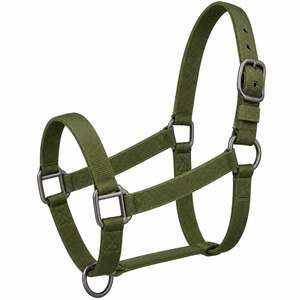 Harnais de cheval en cuir réglable personnalisable de style western avec quincaillerie robuste - Product Image 1