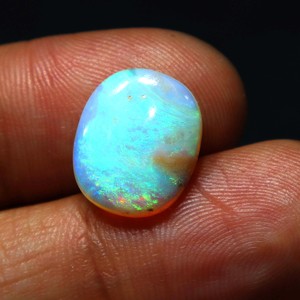 Ópalo Australiano Natural de 4 Quilates, Gema Suelta de Coober Pedy, Calidad Superior, Fuego Verde, Hecho a Mano para Joyería - Product Image 3