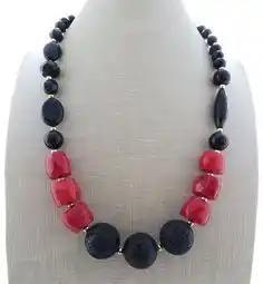 Collier en perles de résine écologiques fait main de haute qualité, modèle ange, pour décoration de mariage, en gros, en provenance d'Inde - Product Image 2