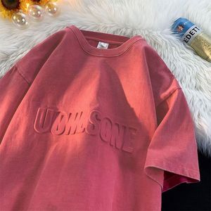 Camisetas de Hombre al por Mayor, Personalizadas con Relieve, Tallas Grandes, 100% Algodón, Estilo Hip-hop Urbano, de Lujo, de Marca Famosa, con Diseño Impreso - Product Image 4