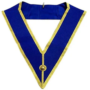 Custom Made Provincial Full Dress <b>Collar</b> Low Price Soft Hand Embroidered Masonic Regalia <b>Collars</b> - Product Image 6