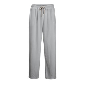 Pantalon gaufré texturé pour homme, taille à cordon de serrage, couleur unie, coupe large, ample, léger, respirant, pour la randonnée, collection automne - Product Image 3