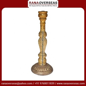 Soporte de portavelas hecho a mano de madera de calidad superior para decoraciones de boda decoraciones de jardín a precio mayorista - Product Image 6