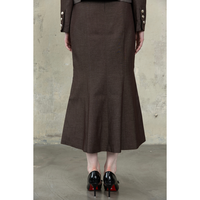 Ensemble de costume deux pièces de haute qualité pour femmes, veste élégante à nœud papillon, jupe longue à imprimé floral, 100% coton, fabrication au Vietnam