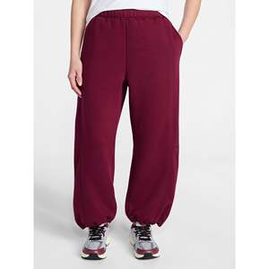 Jogging ample et surdimensionné pour femme en coton tricoté 100 % avec logo personnalisé, qualité supérieure, poignets côtelés et taille élastique – Meilleures ventes - Product Image 1