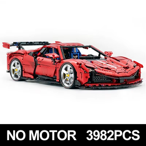 ตัวต่อ GULY 10638 MOC รถสปอร์ตไฮเทค ขนาด 1:8 ชุดตัวต่อประกอบแบบ DIY ของเล่นเด็กผู้ชาย ของขวัญคริสต์มาสสำหรับเด็ก - Product Image 6