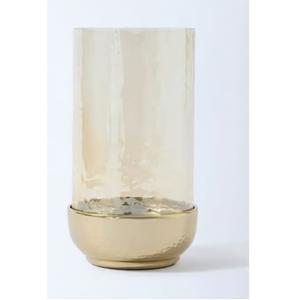 Portavelas de metal de calidad premium con acabado chapado en oro, ecológico, a precio de mayoreo. - Product Image 1