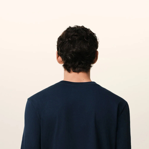 เสื้อยืดคอกลมทรงโอเวอร์ไซส์สำหรับผู้ชาย ดีไซน์คุณภาพสูง โลโก้สั่งทำได้ เหมาะสำหรับใส่เที่ยวพักผ่อน ท่องเที่ยว และใช้ในบ้านอย่างสบายๆ หรือเล่นกีฬา - Product Image 5