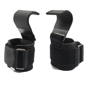 Sangles de poignet en néoprène avec logo personnalisé, crochets robustes - Protection professionnelle, unisexe, entraînement physique, musculation, réglables, antidérapantes - Product Image 6