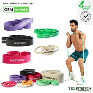 Bandes de Résistance en Latex Naturel Super Résistantes et Stratifiées - Boucles d'Assistance Antidérapantes et Écologiques pour Tractions, Crossfit et Musculation - Product Image 1
