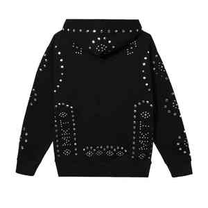 Sudaderas con capucha de alta demanda, de algodón y forro polar, unisex, con cremallera, estilo casual urbano, producción al por mayor para invierno - Product Image 5