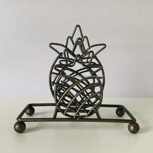 Porta Servilletas de Metal de Hoja Grande, Hecho a Mano, de Alta Calidad, Estilo Americano, para Hogar, Restaurante, Bar, Hotel - Product Image 2