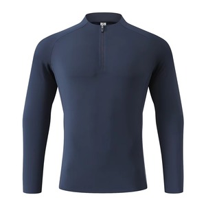 Custom Performance Fitness Tee Manufacturer Gym <b>Compression</b> Sportswear Moisture Wicking Polyester Spandex Private Label Factory - Product Image 5