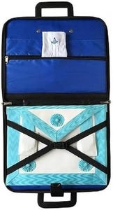 Étui pour insignes maçonniques MM/WM et tablier provincial, avec logo imprimé des Piliers de la Terre, origine importée, type de fermeture Twist Lock - Product Image 6