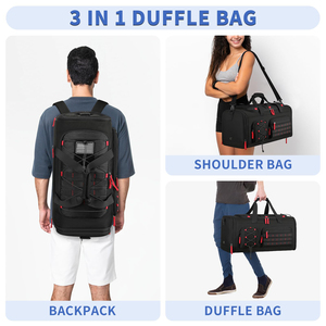 Modern Look Gym Duffle Bags Sleek Design Workout Bag For Unisex Fitness Durable Travel Duffel Bag High Quality With Wet Pocket - Product Image 5