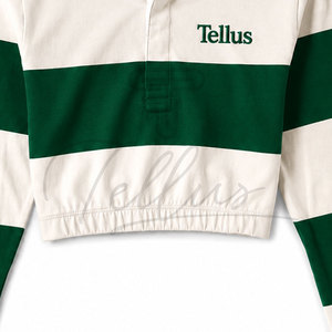 Maillot de rugby court pour femme - Anti-bactérien 100% polyester, fermeture élastique, design personnalisé et nom d'équipe, tissu de qualité supérieure - Product Image 4