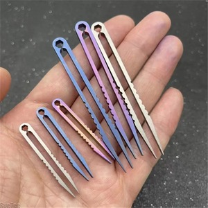 เครื่องมือ EDC อเนกประสงค์, แหนบโลหะผสมไทเทเนียม TC4 สำหรับซ่อมโทรศัพท์, แคมป์ปิ้ง, กิจกรรมกลางแจ้ง, ใช้งานระดับมืออาชีพ ทำจากไทเทเนียม - Product Image 6