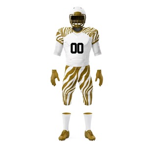 Conjunto de Uniforme de Fútbol Americano Personalizado Profesional, Uniforme de Fútbol Sublimado, Transpirable, Resistente, para Entrenamiento y Partidos de Equipo - Product Image 2