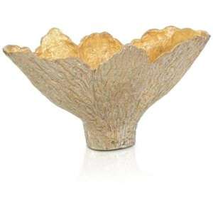 Bol à fruits de luxe avec bordure en chaîne, décoration de table de mariage, style piédestal, bols de service pour aliments, décorations modernes - Product Image 6