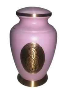 Elegant White Butterfly Funeral Urn – Handcrafted Brass Cremation Urn for Adult Ashes – Pearl Finish <b>Memorial</b> Urn. - Product Image 5