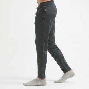 Online Best Selling Cotton Material Made Men <b>Trousers</b> Regular Fit <b>Drawstring</b> Closure Men <b>Trousers</b> - Product Image 4