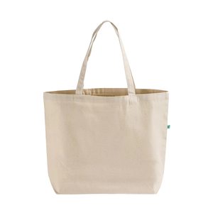 Recycled Cotton Canvas Tote <b>Bag</b> Heavy Duty Foldable <b>Long</b> Custom Print Sustainable Gift Wholesale Promotional Grocery Market - Product Image 3