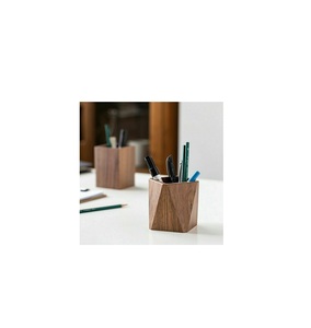 Magnifique porte-stylo en bois, organiseur de bureau, coffret cadeau de stylos à bille en bois avec support, meilleur décor de bureau, produits de bureau - Product Image 5