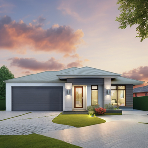 Casa piatta moderna casa prefabbricata in acciaio leggero 2 camere da letto accessorio casa casa prefabbricata moderna - Product Image 1