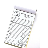 Carnet de factures personnalisé le plus vendu avec impression du logo de l'entreprise pour la vente au détail, la vente en gros et l'utilisation au bureau, disponible à la vente