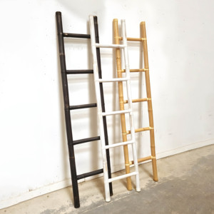 Eco friendly home accessories natural bamboo <b>ladder</b> hand-crafted <b>ladders</b> for bedroom bathroom - Product Image 3