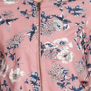 Casual Women Printing Varsity <b>Jackets</b> Breathable Fabric Top For Everyday Dressing And Urban Trends For Sale - Product Image 6