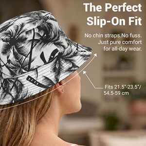 <b>Men</b> Women Printed Fisherman Bucket <b>Hat</b> Packable Travel <b>Sun</b> <b>Hat</b> OEM Supplier - Product Image 3
