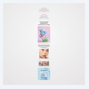 Soin de la peau coréen original GLOWPOOL K-Beauty Glowful 8 Masque hydratant en hydrogel à l'acide hyaluronique Fabriqué en Corée - Product Image 3