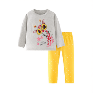 Conjunto de Ropa de Dos Piezas para Niñas, Cómodo para Otoño/Invierno, Forro Polar Duradero y Transpirable - Product Image 3