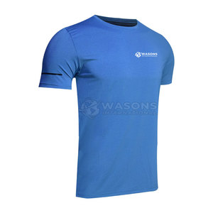 T-shirt de compression athlétique pour homme, extensible, séchage rapide, haut de performance pour la gym, design tendance - Product Image 2