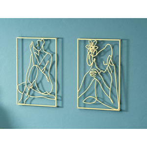 Décoration de jardin d'art moderne, mur en métal minimaliste moderne - Product Image 3