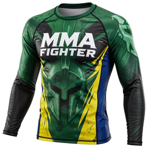 Rashguard Deportivo Sublimado Personalizado a Precios de Fábrica al por Mayor, Diseño Nuevo, Ropa de Artes Marciales Mixtas (MMA) - Product Image 3