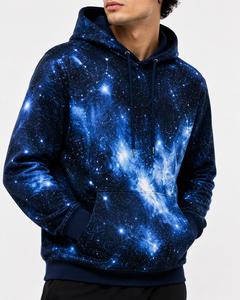 Men's 100% Cotton Eco-Friendly <b>Raglan</b> Sleeve Hoodie Regular Fit Casual Pullover Pocket Sublimation Design Breathable Sweatshirt - Product Image 5