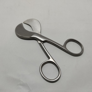 Ciseaux manuels pour cordon ombilical en acier inoxydable de classe II MEDIHEAL SURGICAL CORPORATION, lame large plate courbée pour usage chirurgical - Product Image 2