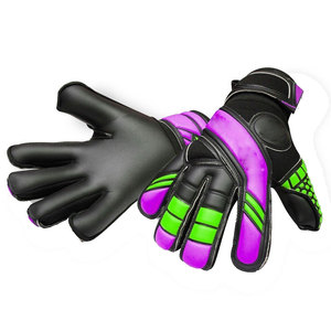 Gants de gardien de but de football personnalisés, à doigts complets, antidérapants, respirants, avec sangle de poignet réglable, unisexe, en PU, pour le sport, avec protection du pouce - Product Image 5