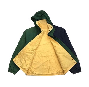 Premium Quality Custom Full Zip Reversible Windbreaker Jacket 100% Polyester Custom Color <b>Block</b> Breathable Woven Fabric - Product Image 1