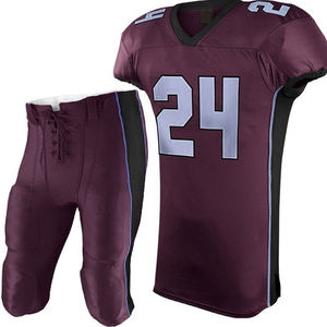Meilleurs ensembles d'uniformes de football américain de haute qualité, entièrement personnalisés avec logo imprimé, design, nom, service OEM, uniformes de football américain - Product Image 4