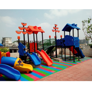 2026 <b>Outdoor</b> <b>Kids</b> Playground Equipment Plastic Slide <b>Climbing</b> <b>Frame</b> Garden Playset Modern Design India Made - Product Image 6