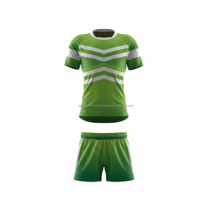 Rugby Uniform Embroidery Short Sleeve Custom OEM Wholesale - Product Image 1