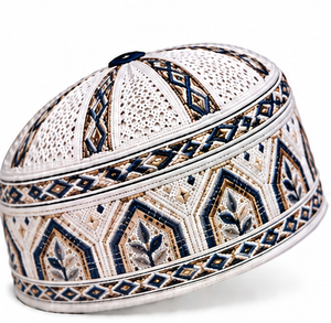Chapeau de prière musulman pour hommes, respirant et confortable, style Kufi, vente en gros, couvre-chef religieux pour adultes - Product Image 5