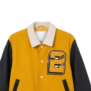 Veste universitaire Letterman pour homme, streetwear, veste universitaire boutonnée, veste universitaire coupe-vent pour homme - Product Image 4